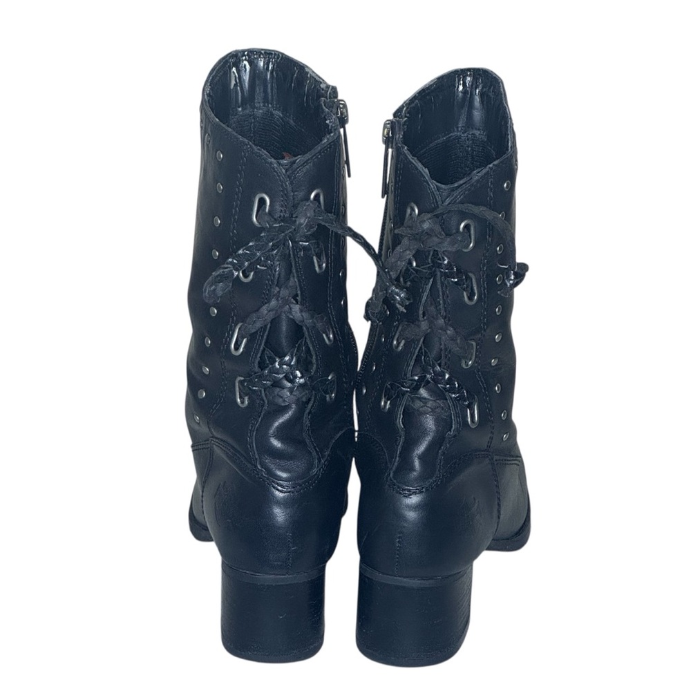 Harley-Davidson Leather Studded Biker Boots Size 6.5 - Picture 10 of 10